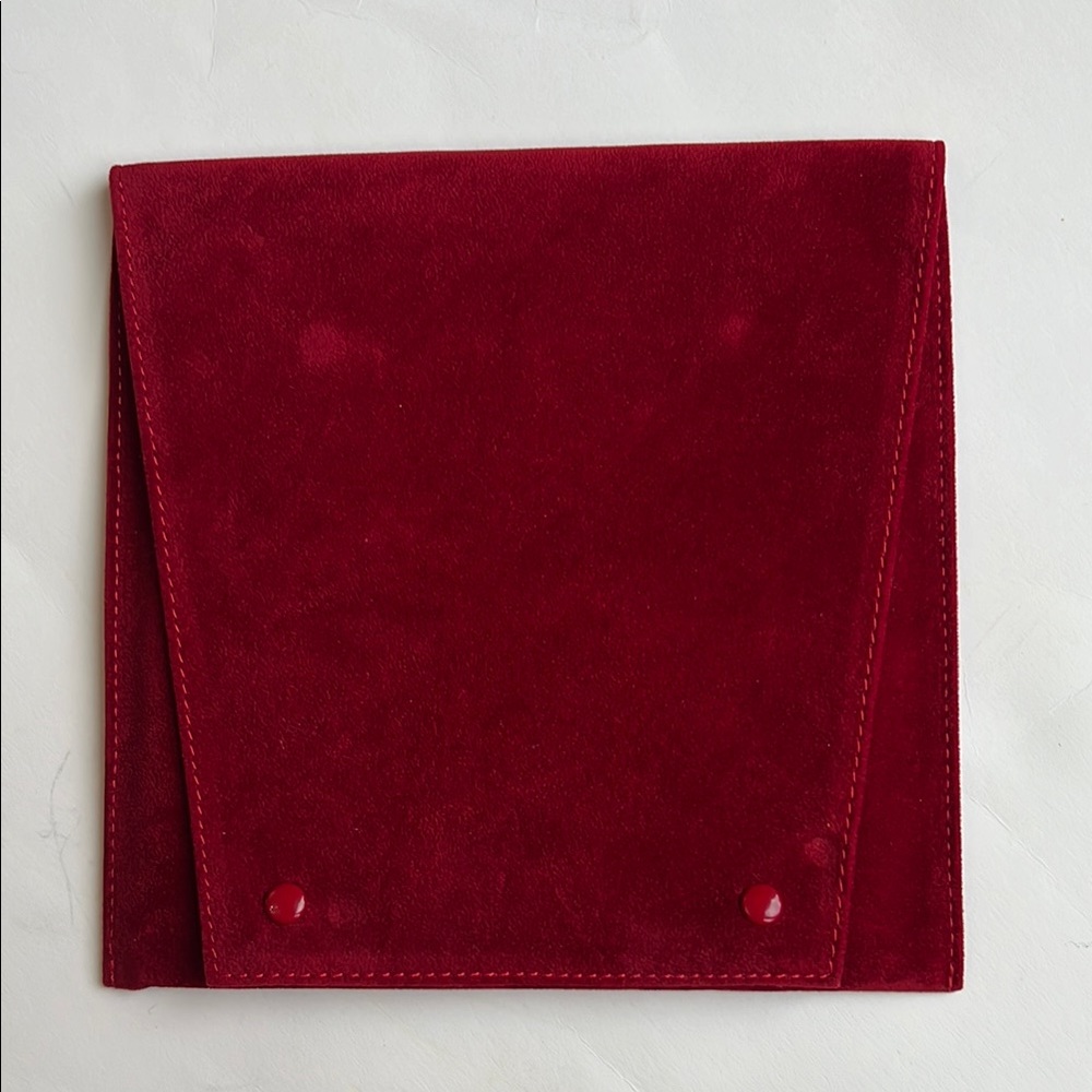 Cartier Suede Necklace Snap Large Pouch - Picture 2 of 5
